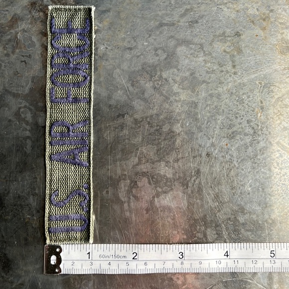 U.S. AIR FORCE embroidered tape patch - Vintage - Picture 9 of 10